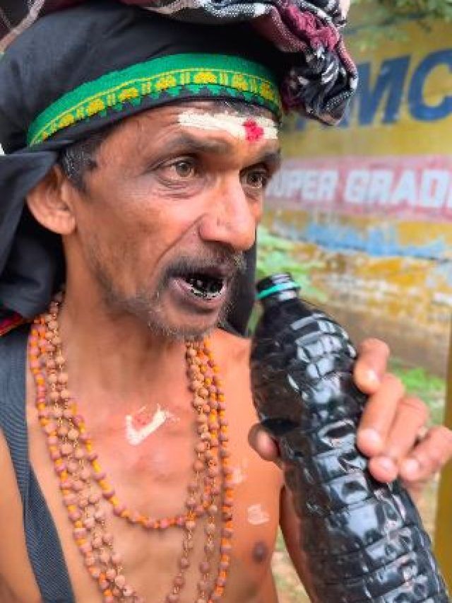 33 साल से इंजन ऑयल पीकर जिंदा है ये शख्स, नास्ता-लंच-डिनर में पीते हैं ऑयल