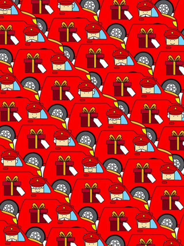 Gift के बीच छिपे Santa को खोज पाएंगे आप, 10 सेकंड का चैलेंज