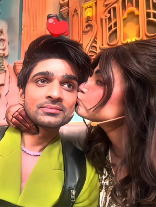 शादीशुदा हिना ने पति के सामने 8 साल छोटे हीरो को किया Kiss, गुस्साए रॉकी, बोले- पत्नी...