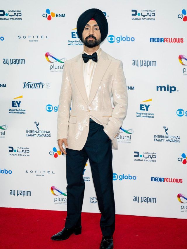 Diljit Dosanjh arrived in a muted shimmer—then quietly stole the International Emmys