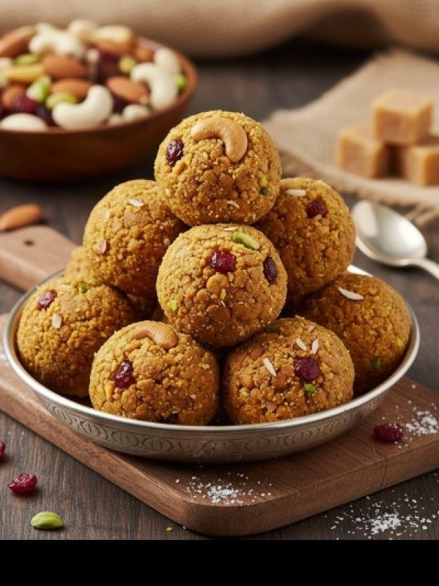 सर्दियों में बनाएं चना दाल और ड्राई फ्रूट्स के लड्डू, शरीर को मिलेगी डबल ताकत