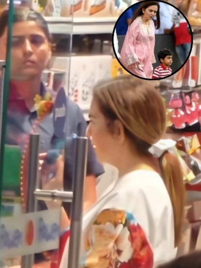 नीता अंबानी ने पोते पृथ्वी के लिए खरीदे खिलौने, वाइट टी-शर्ट में छाया कैजुअल लुक, VIDEO