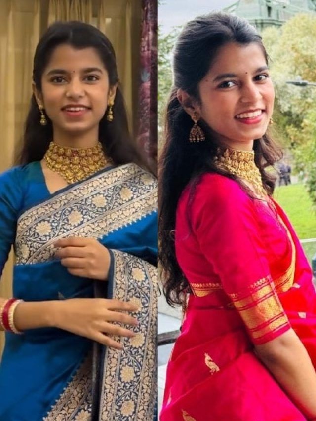 बिहार की बेटी मैथिली ठाकुर का जलवा, उनके साड़ी लुक्स देख आप भी कहेंगे 'वाह'