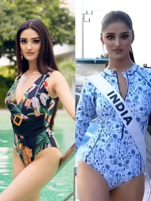 मिस यूनिवर्स में स्विमसूट पहन छाईं भारत की मनिका, बोल्ड लुक के हो रहे चर्चे