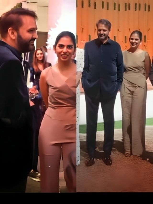 ईशा अंबानी ने पति आनंद संग किया विदेशियों का स्वागत, जोड़ी लगी कमाल, VIDEO