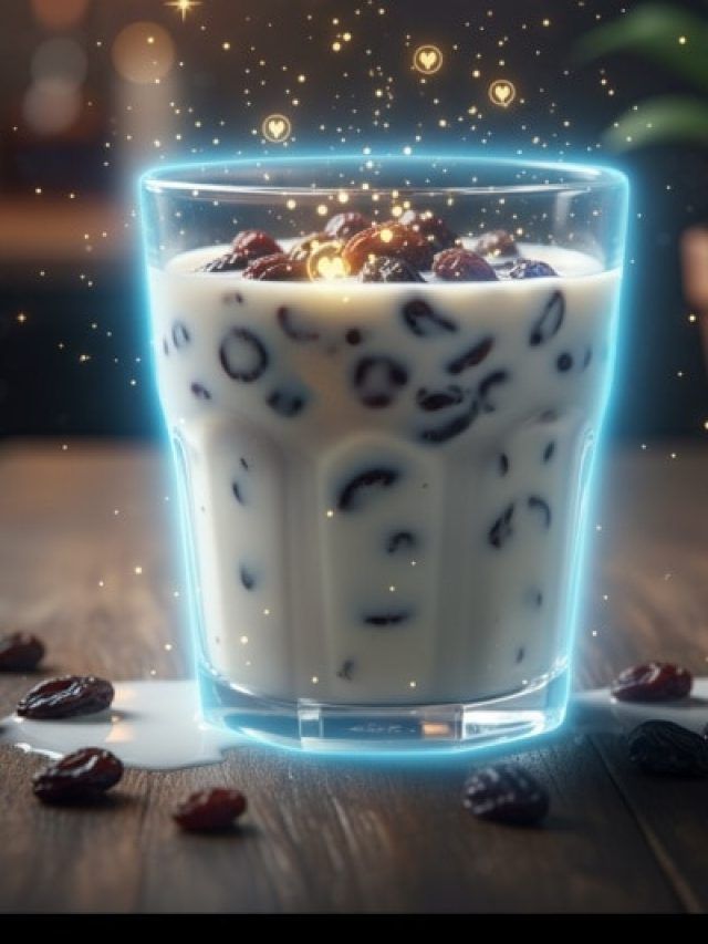 वजन और कमजोर हड्डियां..इन 6 चीजों का हल है दूध में भीगी काली किशमिश!