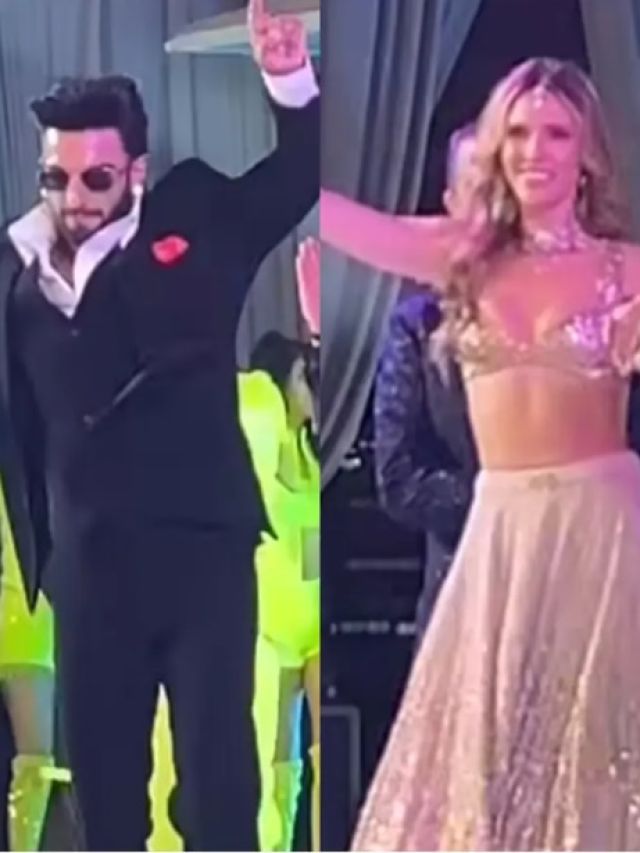 रणवीर सिंह ने पकड़ा जूनियर ट्रंप की गर्लफ्रेंड का हाथ, 'झुमका' गाने पर किया डांस