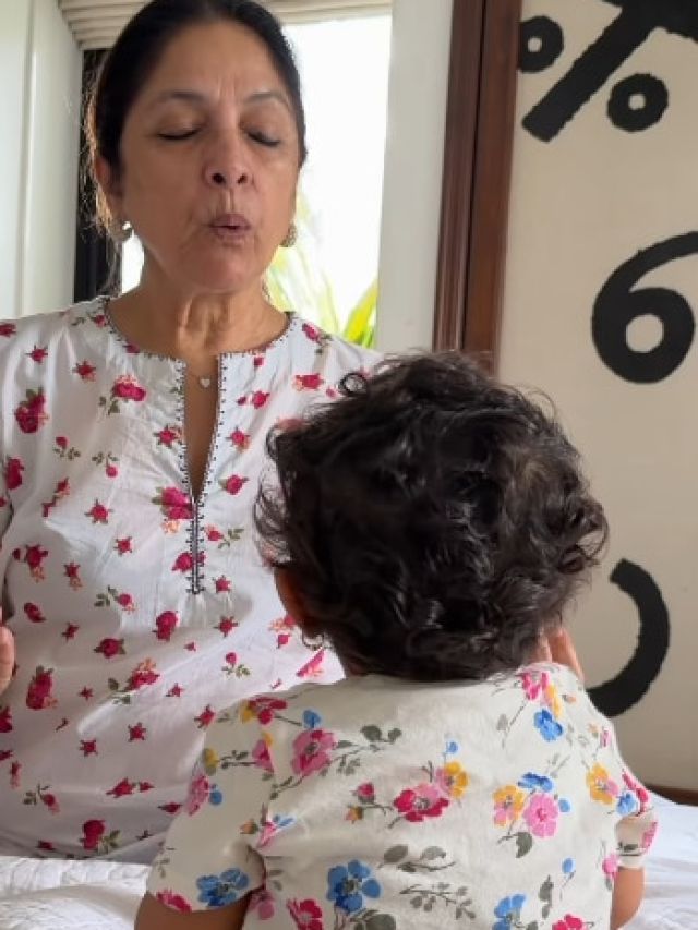 बोलने लगी नीना गुप्ता की 1 साल की नातिन, नाम सुनकर खुशी से गदगद हुईं एक्ट्रेस