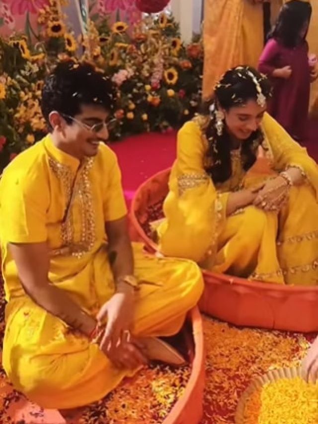 एक दूजे के होंगे पलाश-स्मृति, हल्दी सेरेमनी में कपल ने मचाई धूम, खूब हुआ नाचना-गाना, VIDEO