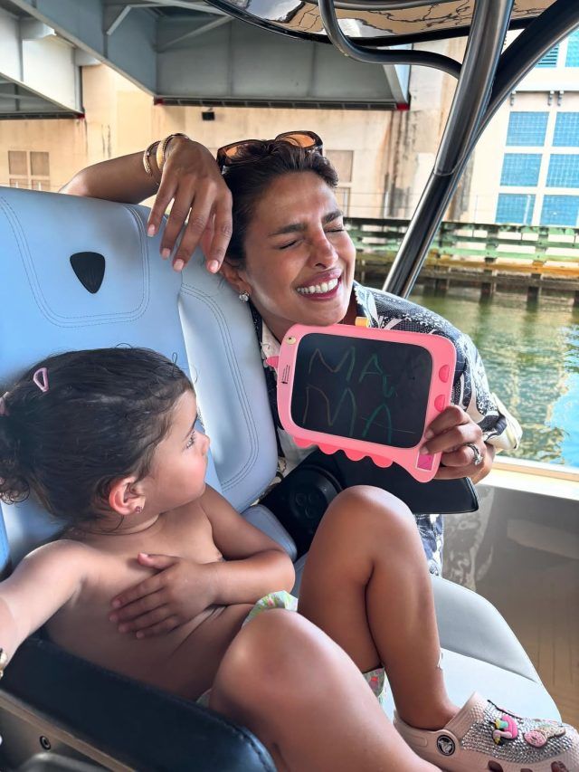 मां प्रियंका के लिए डायरेक्टर बनी बेटी, शूट किया वीडियो, मालती की आवाज सुना खुश हुए फैंस