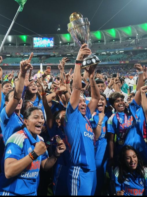 India celebrate Women’s World Cup triumph