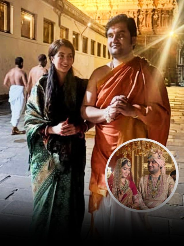 शादी के बाद कहां घूमने निकले कथावाचक इंद्रेश, हरी साड़ी-गजरे में दिखीं पत्नी