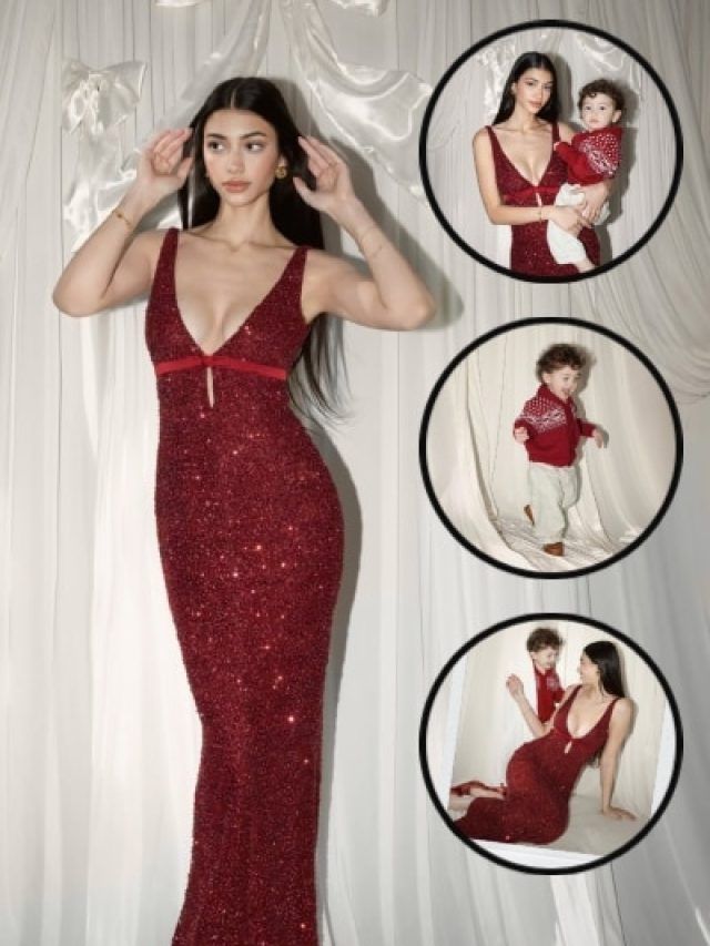 बोल्ड रेड शिमरी ड्रेस में अनन्या पांडे की बहन ने ढाया कहर, बेटे रिवर की क्यूटनेस पर सब फिदा