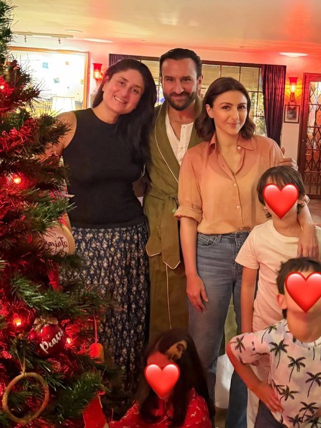 पटौदी परिवार में जश्न, करीना ने सैफ संग मनाया क्रिसमस, सास ने लूटी लाइमलाइट