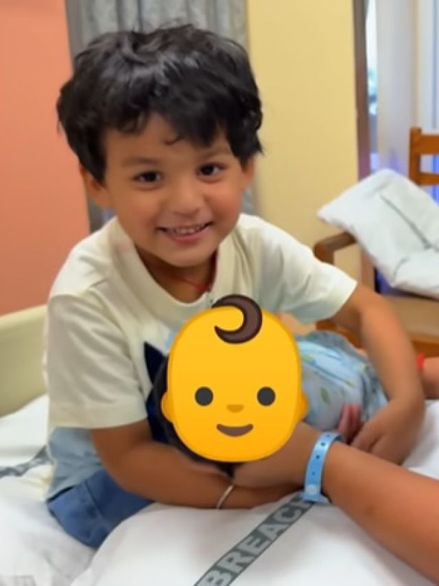 गोला ने नन्हे भाई को गोद में लिया, खूब लुटाया प्यार, बेटों को देख इमोशनल हुईं भारती