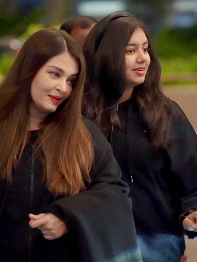 वेकेशन पर अभिषेक-ऐश्वर्या, किया बेटी को प्रोटेक्ट, पैप्स को देख मुस्कुराईं आराध्या