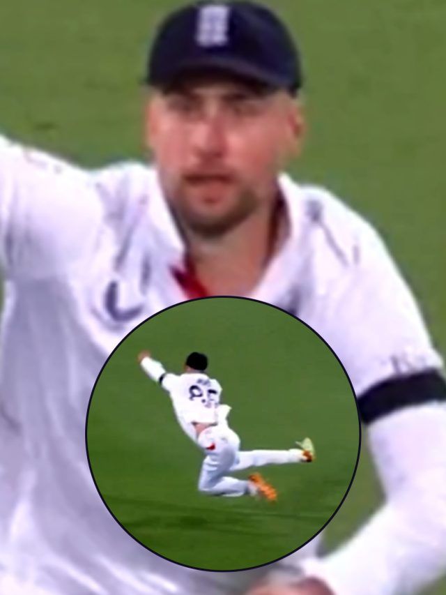 इस एशेज का सबसे तूफानी कैच, अंग्रेज खिलाड़ी ने उड़कर किया कंगारू कैप्टन का शिकार