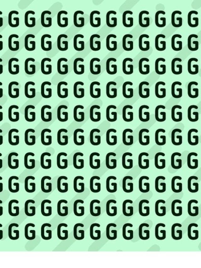 G के बीच छिपे C को खोज पाएंगे आप, 10 सेकंड का चैलेंज