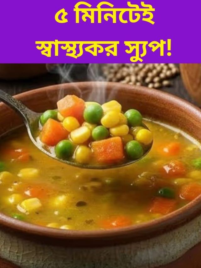 ম্যাগি নয়, ৫ মিনিটেই বানান স্বাস্থ্যকর স্যুপ, রইল টিপস