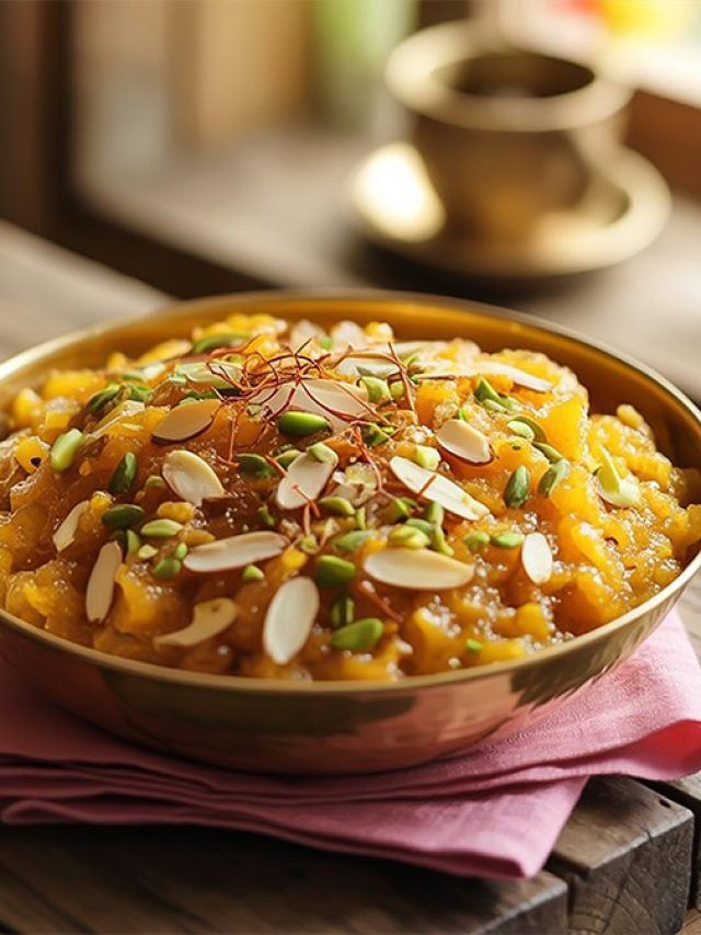 ना चिपकेगा ना जलेगा, रणवीर बरार स्टाइल में बनाएं दानेदार मूंग दाल हलवा