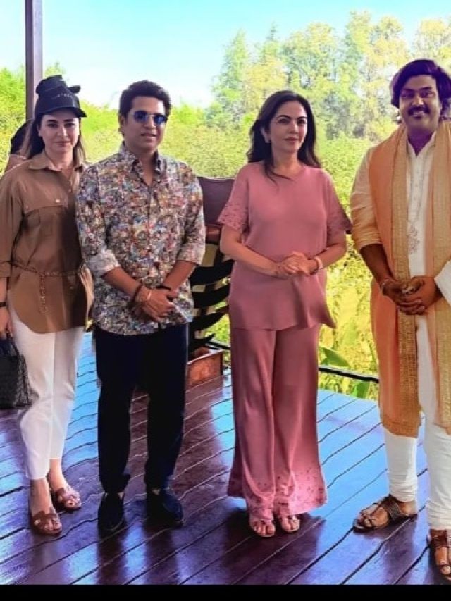 अर्जुन तेंदुलकर और सानिया के प्री-वेडिंग से नीता अंबानी की फोटो वायरल, सचिन-अंजलि दिखे साथ