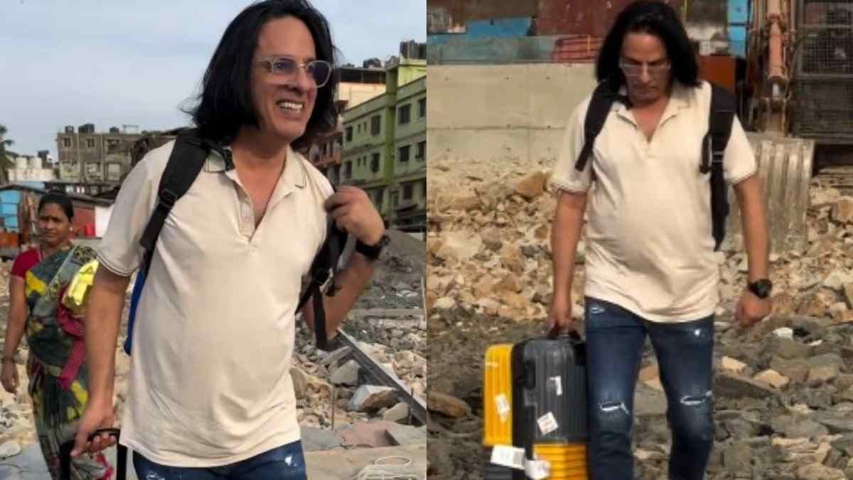 बढ़े हुए बाल और कंधे पर बैग, पथरीले रास्ते पर दिखे राहुल रॉय, पहचानना हुआ मुश्किल