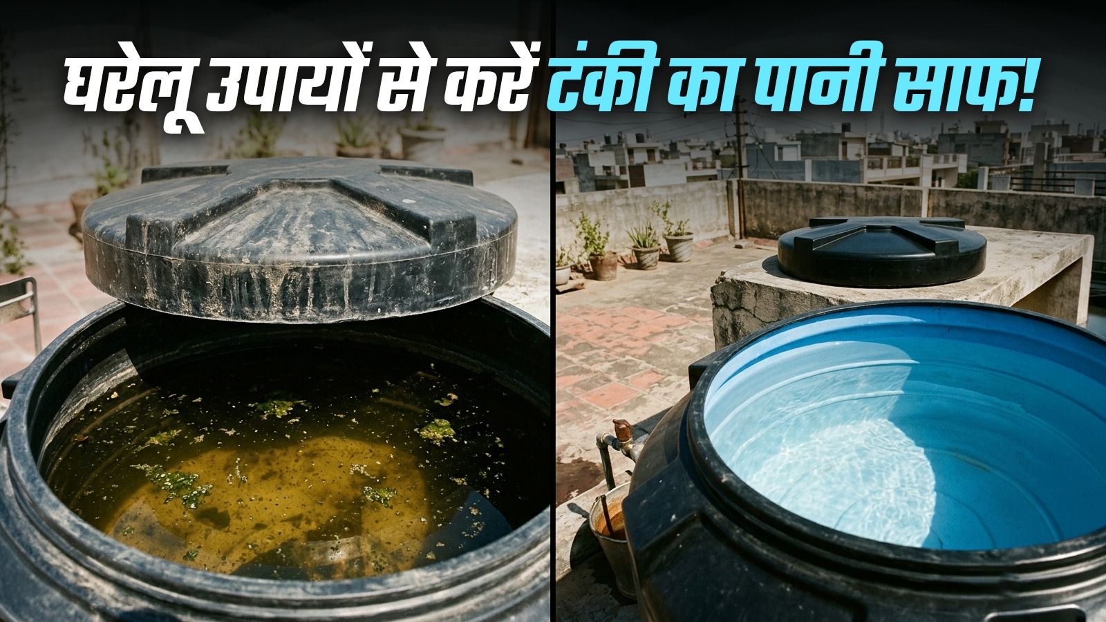 छत की टंकी के गंदे पानी से हैं परेशान? अपनाएं देसी नुस्खा