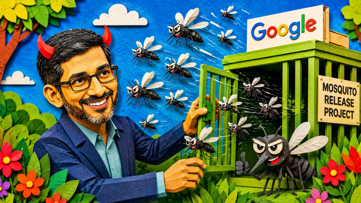 मच्छरों की फौज छोड़ना चाहता है गूगल, लोग कर रहे हैं विरोध